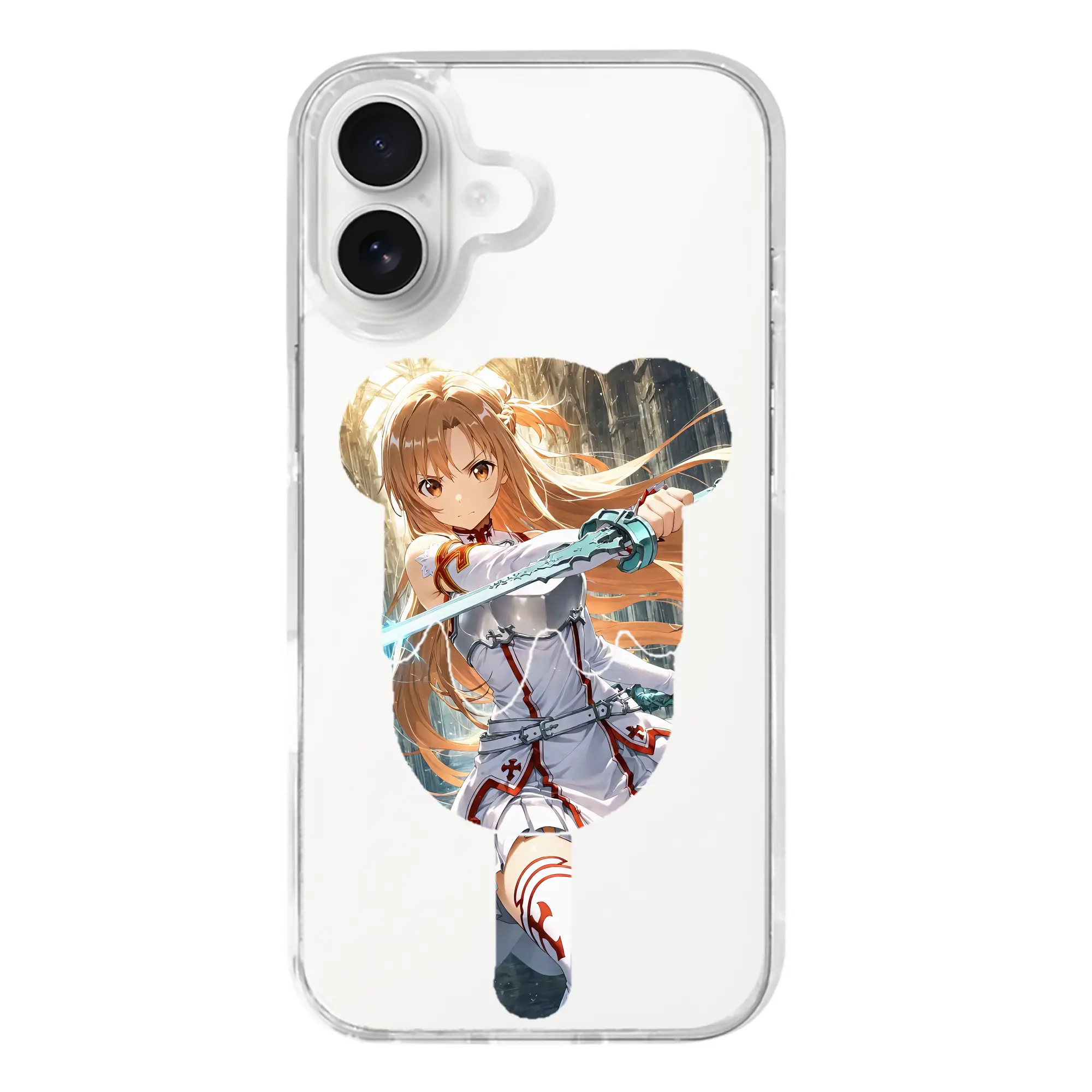 ソードアートオンライン グッズ アスナ - iPhone 17シリーズ 透明スマホケース – 薄型・耐衝撃・精密フィット保護カバー